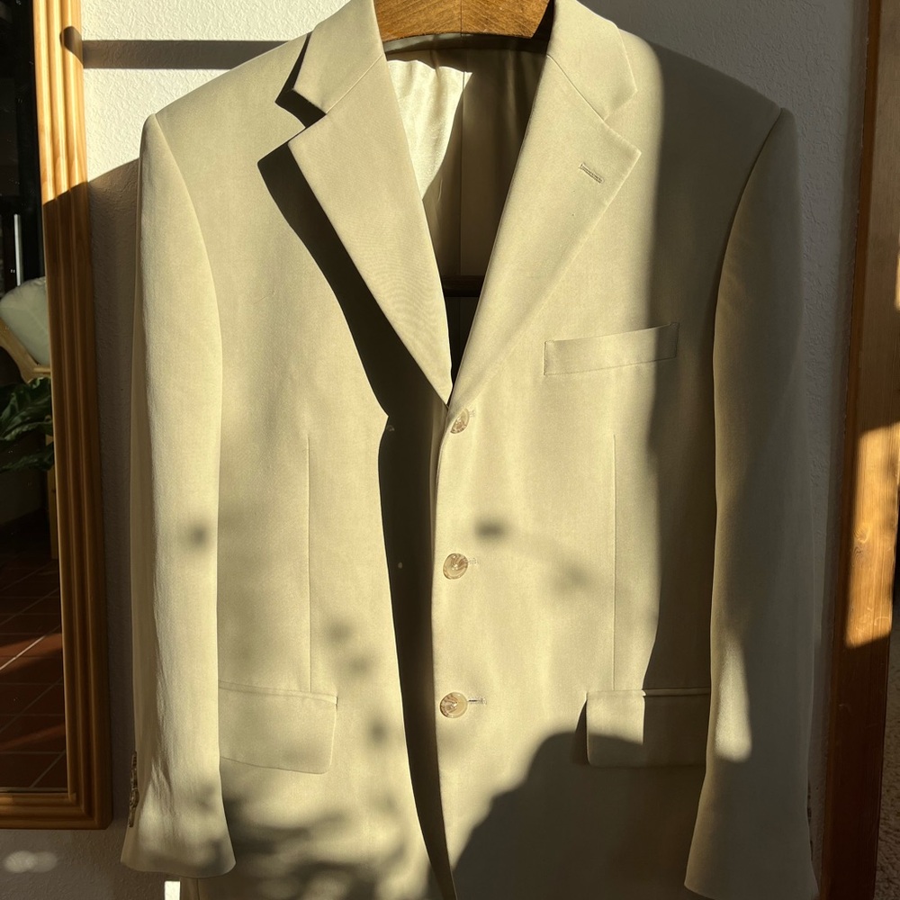Classic Beige Men's Blazer